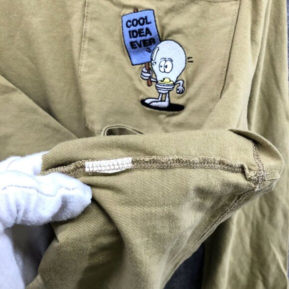 Zara Kids Size 13-14 Embroidered Pocked Long Sleeve T Shirt Cool Idea Ever - Picture 9 of 11